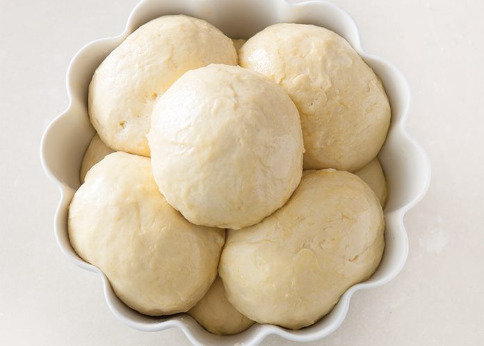 Basic Brioche Dough in brioche tete dish baking recipe