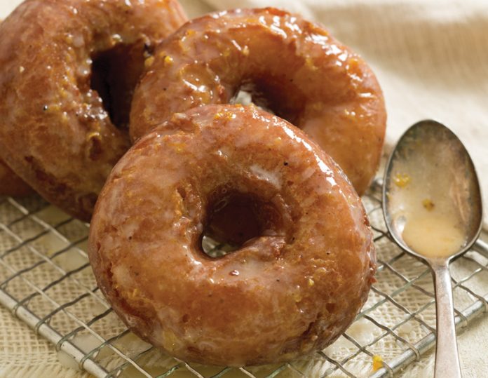 Browned Butter Doughnuts with Orange-Browned Butter Glaze