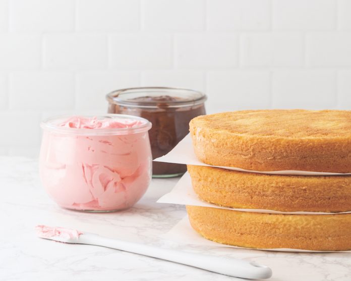 4 Easy Steps to Freeze Unfrosted Cakes cake layers on white surface
