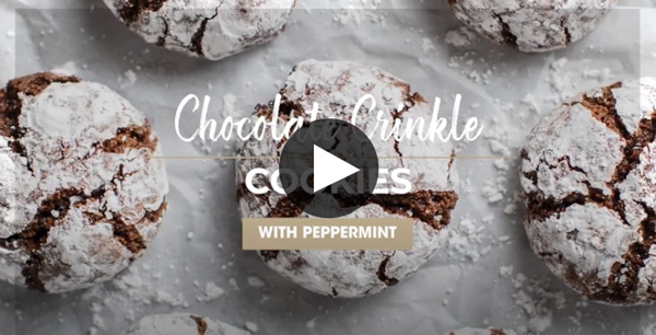 Single Wall Oven Video Chocolate Crinkle Cookies