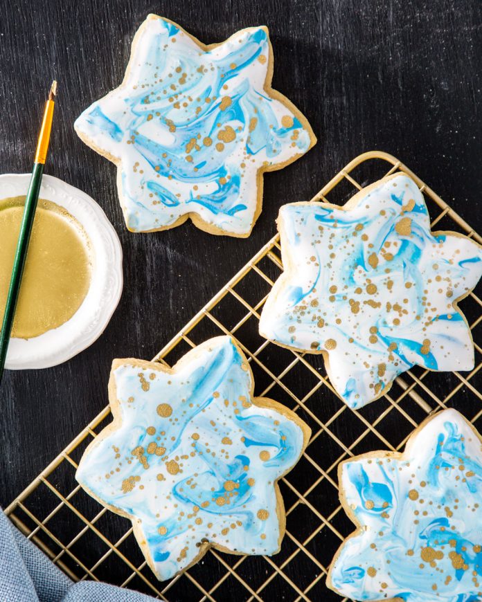 Spiced Brown Butter Sugar Cookies with Royal Icing