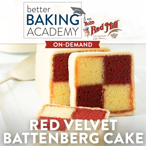 Better Baking Academy On-Demand: Red Velvet Battenberg Cake