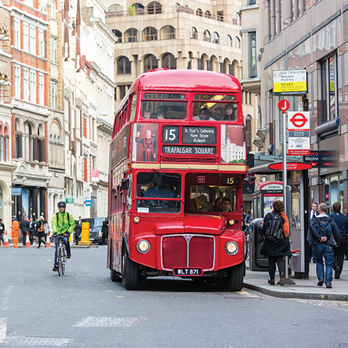 Double Decker bus in London