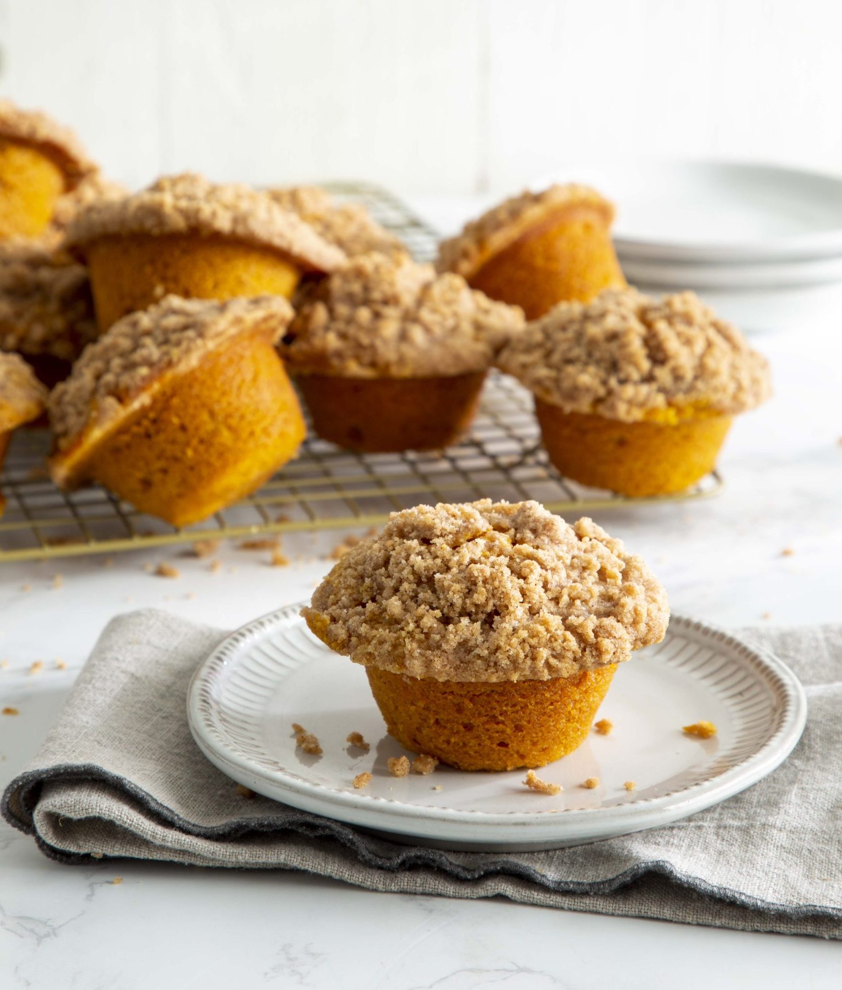 Pumpkin Snickerdoodle Muffins - Bake from Scratch