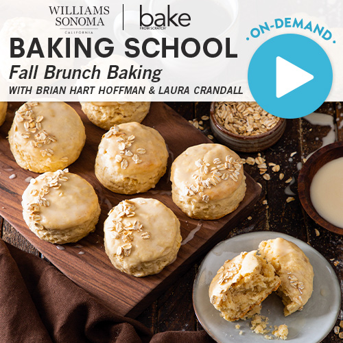 Baking School On-Demand: Fall Brunch Baking 2022